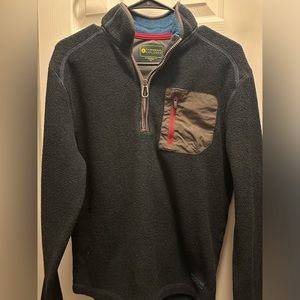 G.H. Bass Explorer Half Zip Navy Fleece
